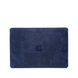 Чохол Gamma Plus для MacBook з лого Apple 13-14" синій