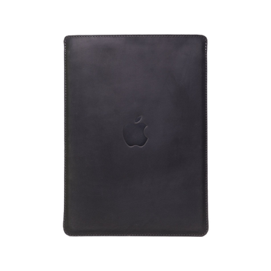 Чохол Free Port Plus для MacBook вертикальний з лого Apple 13-14" темно-сірий