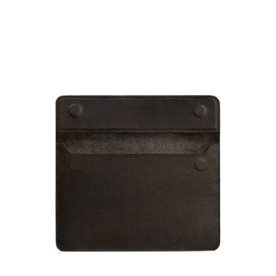 Чохол-конверт на магнітах для MacBook Air/Pro 13'' шкіряний темно-коричневий