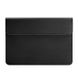 Шкіряний чохол-конверт на магнітах для MacBook Air/Pro 13'' чорний