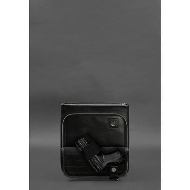 Сумка-планшет для прихованого носіння пістолета чорна Краст