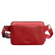 Cумка Dropbag Mini поясна шкіряна червона