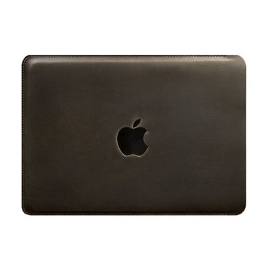 Чохол для MacBook Air/Pro 13" шкіряний темно-коричневий