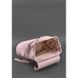 Шкіряний жіночий рюкзак Олсен рожевий