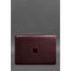 Чехол для MacBook 13" кожаный вертикальный бордовый
