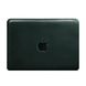 Чохол для MacBook Air/Pro 13" вертикальний шкіряний зелений