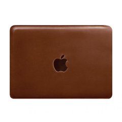 Чехол для MacBook 13" кожаный светло-коричневый