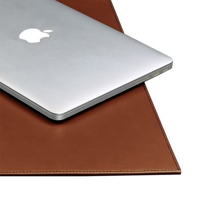 Накладка на стол руководителя - Кожаный бювар 1.0 светло-коричневый
