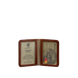 Обкладинка для ID-паспорта і водійських прав 4.0 шкіряна світло-коричнева