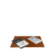 Накладка на стол руководителя - Кожаный бювар 1.0 светло-коричневый Crazy Horse