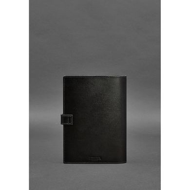 Шкіряна папка (софт-бук) для блокнота і планшета 10.0 Угольно-чорна