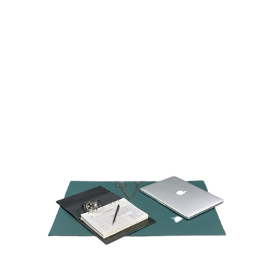 Накладка на стол руководителя - Кожаный бювар 1.0 зеленый