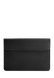 Чехол-конверт на магнитах для MacBook 13" кожаный черный Crazy Horse