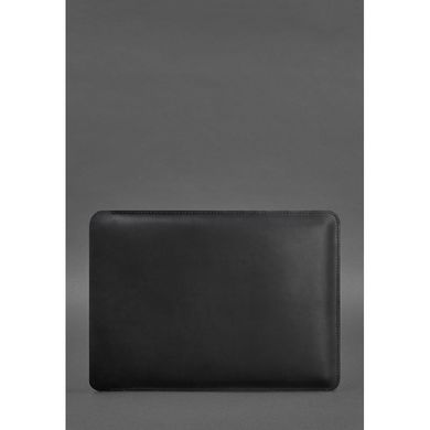 Чохол для MacBook Pro 15-16" шкіряний чорний