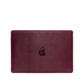 Чохол Gamma Plus для MacBook з лого Apple 13-14" бордовий